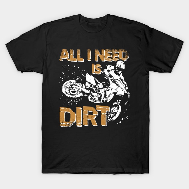 Motocross Dirt Bike Racing Enduro Race Gift T-Shirt by Dolde08